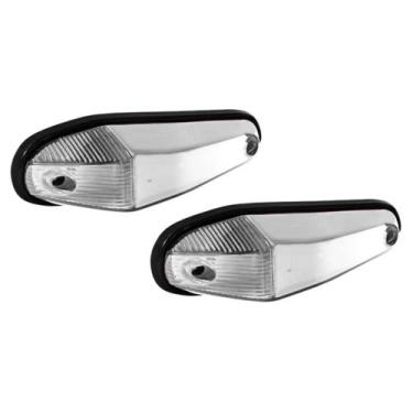 Imagem de Lente Da Lanterna Delimitadora Caminhao Vw Cristal Gf Par