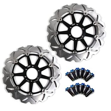 Imagem de Discos de freio dianteiros Arashi Rotores com parafusos de montagem para Yamaha TZR250 89-92, YZF750R 93-97, YZF750SP 93-97, FZR750R 89-92, FZR1000 EXUP 90-95, FZR1000 GENESIS 89-92, FZR1000 EXUP 90