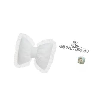 Imagem de Fenteer Almofada de Arco de Fazenda Moderna para Sofá E Decoração de Parede de Metal Floral para Sala de Estudo Interna Confortável, Cadeira de Escritório, Pá