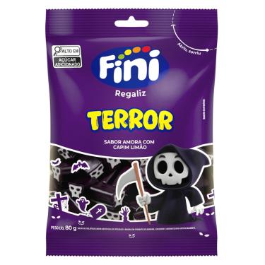 Imagem de REGALIZ TERROR 80G FINI Tubes