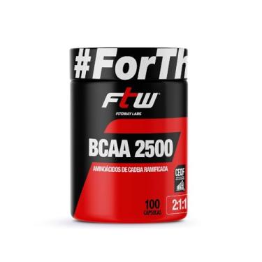 Imagem de FTW BCAA 2.500 500mg Pote com 100 Capsúlas