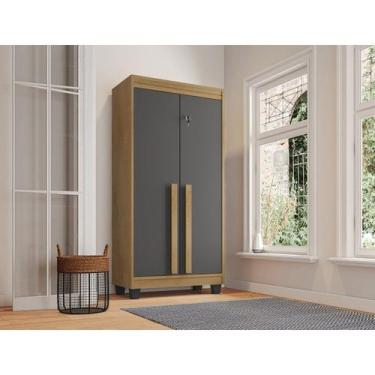 Imagem de Armário Multiuso 2 Portas 3 Prateleiras Pari - RV Móveis