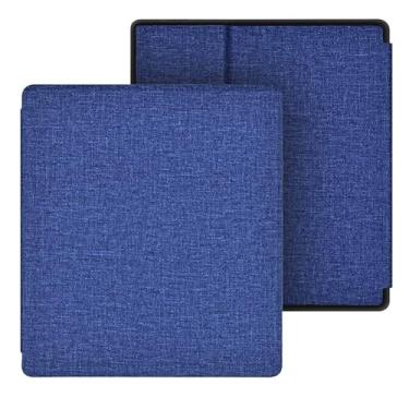 Imagem de Yzlvigrous Textura de Pano Capa para Kindle Oasis 9th/10th Gen 2017/2019, Capa Ultrafina com PC Back, Modelo: CW24WI/S8IN4O, Tampa de 7 Polegadas com Recurso de Agueira do Sono Auto