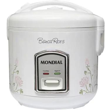 Imagem de Panela Arroz Mondial Rice Npe05-5x - 2525-01 Branco-floral 110V