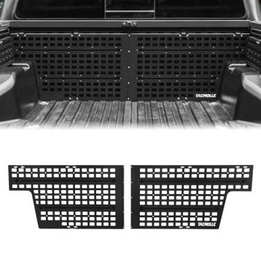 Imagem de TACMOLLE Painel MOLLE dianteiro de caminhão – Acessórios de painel MOLLE para rack de cama Tacoma, armazenamento de caminhão para Toyota Tacoma 2005–2023