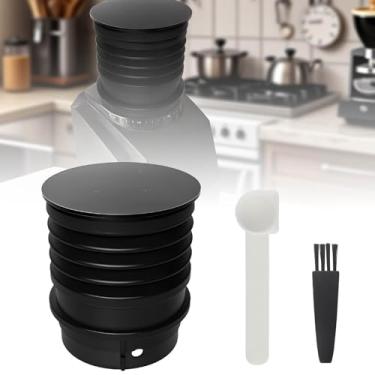 Imagem de Funil de dose única compatível com Baratza Encore, moedor de café de silicone com escova e colher de limpeza, acessórios de limpeza reutilizáveis para moedor de café