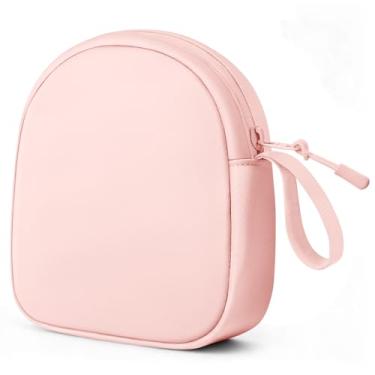 Imagem de Capa de fone de ouvido compatível com JBL Tune/JBL Live/Sony WH-CH520 510 720/Sony MDR-ZX/Bose QuietComfort/JLab/BERIBES/TOZO/KVIDIO/SoundCore, bolsa de armazenamento para fone de ouvido - rosa