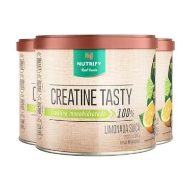 Imagem de Kit 3 Creatine Tasty Nutrify 210g Limonada Suíça