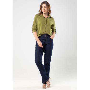 Imagem de Calça Jeans Pau a Pique Básica Azul Escuro