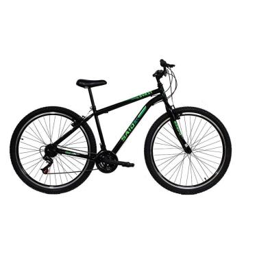 Imagem de Bicicleta Aro 29 Bike Aço Carbono 21 Marchas Saidx Fos Preto Fos