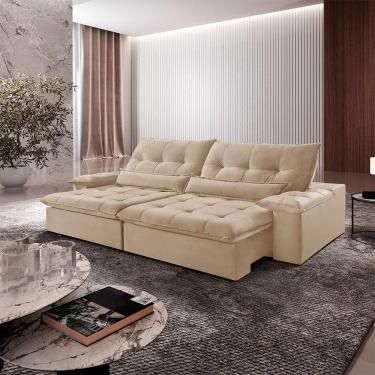 Imagem de Sofá Nivus Linho 2 Módulos De 90cm B25cm Meu Sofá Online A226 Linho Bege