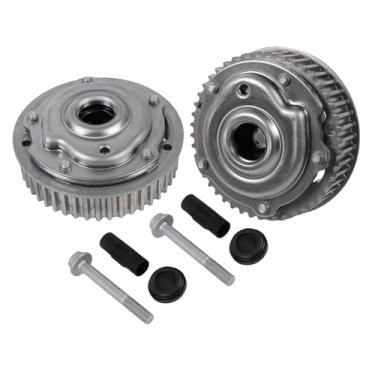 Imagem de PANGOLIN 2 peças roda dentada de eixo de comando de admissão e escape VVT engrenagem sincronizada Phaser com parafusos adequados para Chevy Cruze Sonic Aveo Trax 1.6L 1.8L 2010-2020, substitui