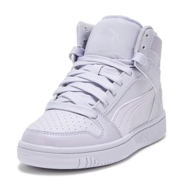 Imagem de PUMA Tênis unissex infantil Rebound Layup Mid Shoes, Primavera Lavanda-lilás Frost-lilás Frost Ah25, 20