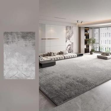 Imagem de Tapete de pelúcia para decoração de quarto, carpete grande para sala de estar, tapete grosso lavável para sala de estar, tapete de estudo macio e fofo (160x230 cm/E)