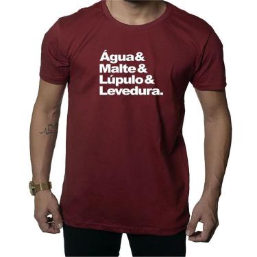 Imagem de Camiseta Estampa Agua Malte Lúpulo Levedura-Masculino