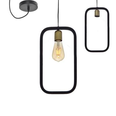 Imagem de Luminária de Teto Vão Preta