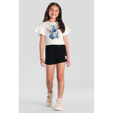 Imagem de Conjunto infantil menina do Stitch Brandili-Feminino