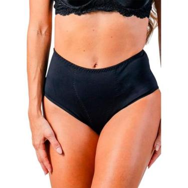 Imagem de Calcinha Alta Duloren 129229 Control Microfibra T. P/G, P, 11, Preto