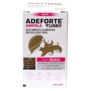 Imagem de Adeforte Turbo Biotina Liquida Para Cabelos Fortes
