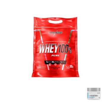 Imagem de Kit Im Whey 100% Pure Cookies And Cream + Creatina Monohidratada DUX 100g