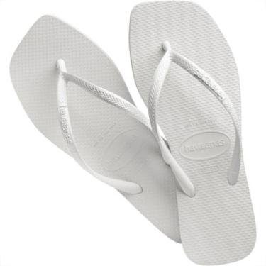 Imagem de Chinelo Havaianas Slim Square 35/36 Branco