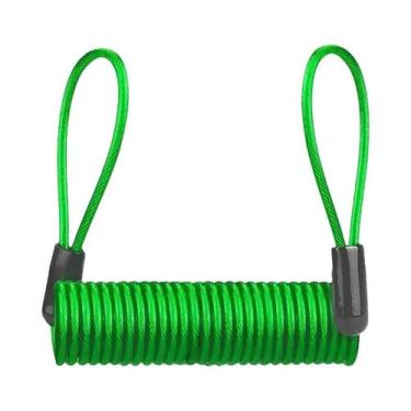 Imagem de Cadeado De Cabo Antifurto Para Bicicleta E Moto Com Alarme, 120-150cm,