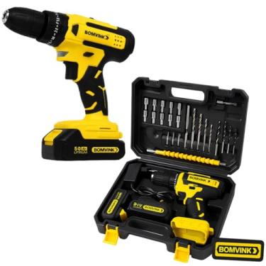 Imagem de Parafusadeira Furadeira De Impacto Profissional 2 Baterias