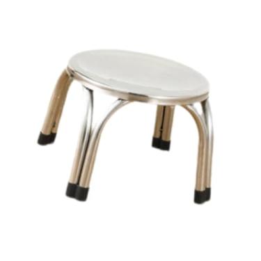 Imagem de IEUDNS Bancos empilháveis, bancos de aço inoxidável, práticos, portáteis, de metal, de sala de aula para cozinha, sala de aula, 22cm