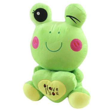 Imagem de Boneca de pelúcia Frog Green 45cm