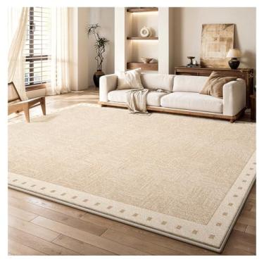 Imagem de SPXMQSS Tapetes de área para sala de estar, lavável, antiderrapante, antiderrapante, tapete de piso interno resistente a manchas para quarto, sala de jantar, escritório em casa D 200 x 250 cm