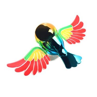 Imagem de Ornamento de pássaro voador 3D para carros, motocicletas e bicicletas elétricas – Carro acompanha design de simulação de pássaros voadores, asas divertidas com movimento movido a vento, fácil