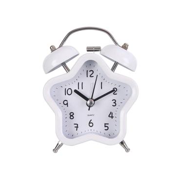 Imagem de Despertador criativo de metal em forma de estrela Twin Bell Silent