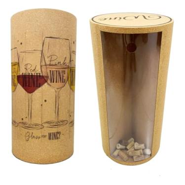 Imagem de Banqueta Banco Rolha De Vinho Porta Rolha Taças Cortiça