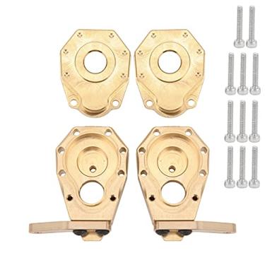 Imagem de Junta de direção do eixo portal do contrapeso de latão SIWOTED com tampa de engrenagem para /-4/-6