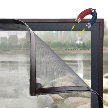 Imagem de Tela Mosquiteiro Magnética de Janela Anti Mosquito Inseto Mosca Barata