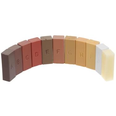 Imagem de DOITOOL 1 conjunto de reparo de piso prancha de cera kit de resina piso laminado secagem rápida enchimento de cera dura kit de reparo de piso de madeira kit de retoque de móveis kit de reparo de piso