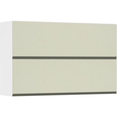 Imagem de Armário Basculante Duplo 120cm 2 Portas Branco Polar