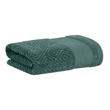 Imagem de Buddemeyer, Toalha de Rosto Buddemeyer Kyoto 100% Algodão Jacquard Aveludado Cor:Verde 3139