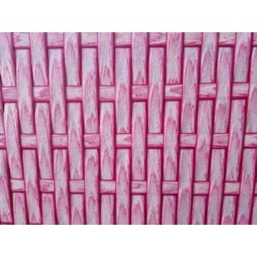 Imagem de Baú Organizador para Brinquedos, Fibra Sintética, 70x40cm, Caixa de Armazenamento (ROSA VENEZA)