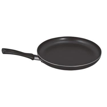 Imagem de Panquequeira e Tapioqueira Antiaderente, Alumínio com Revestimento Antiaderente, Grafite, 22cm de Diâmetro, Cabo Baquelite, Para Panquecas e Tapiocas