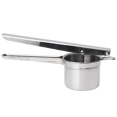 Imagem de Cryfokt Espremedor de Batata Em Aço Inoxidável 304, Espremedor Resistente Durável para Ferramenta de Cozinha, Fácil de Limpar, 21,6 Onças