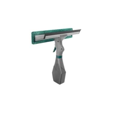 Imagem de Rodo Limpa Vidros 3 em 1 com Spray, Pano Microfibra e Rodo, Mop para Limpeza de Vidros, 26x25x26cm