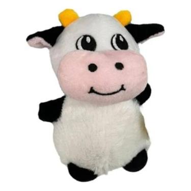 Imagem de Brinquedo Mordedor para Cachorro Pelúcia Vaquinha com Apito - Napi