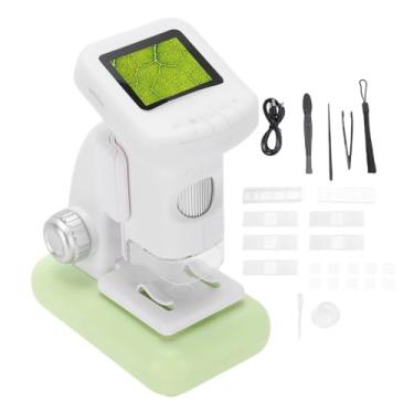 Imagem de Jiawu Microscópio Digital Portátil, Lupa Eletrônica Ajustável 120-1200X, Microscópio Fotográfico, Digiscópio para Observar Plantas, Presentes Educacionais para Crianças