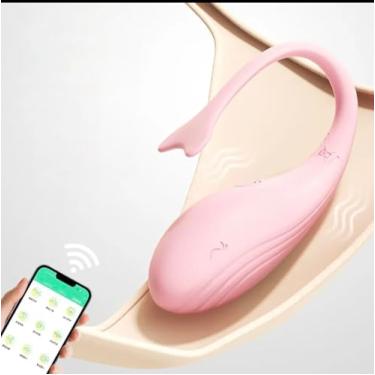 Imagem de vibrador golfinho com aplicativo com controle por bluetooth estimulador femenino sexshop