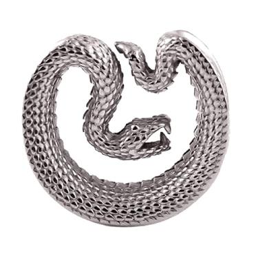 Imagem de MoDTanOiz - Flesh tunnels (1 par) 0g (8 mm) a 1 3/16" (30 mm) Brinco de piercing de aço cirúrgico com calibre de orelha de cobra, 3/4 = 20mm, Madeira Silicone Pedra, Sem Pedra Preciosa