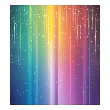 Imagem de CEBUGI Capa de ímã de lava-louças de fundo gradiente arco-íris capas decorativas de porta de lava-louças 58 x 66 cm decalque de painel de geladeira para decoração de cozinha doméstica