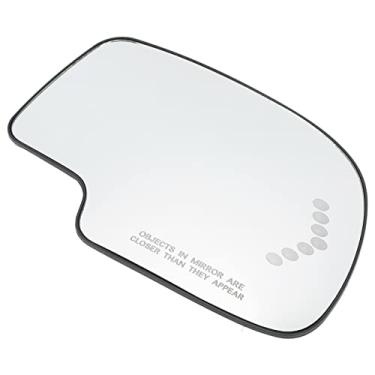 Imagem de Generic Vidro de Espelho Lateral Aquecido Com Lâmpada de Sinalização LED para Avalanche Silverado Tahoe Sierra Yukon 2003-2006, Material Premium para Direção Segura, Adequado para Modelos de 2 Pinos
