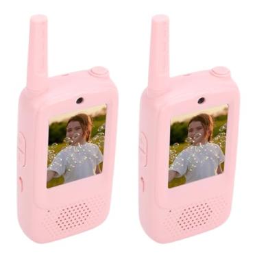 Imagem de Luocute Intercomunicador de Videochamada Infantil, Rádio Bidirecional Com Tela de 2,0 Polegadas e Interação de Vídeo Nítida, Com Bateria Recarregável e Operação Com um Toque, para Jogos