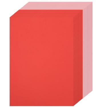 Imagem de 100 folhas de cartolina de dia dos namorados rosa vermelho papel grosso coleção de cartões de dia dos namorados para fazer cartões de dia dos namorados artes artesanato convites saudações etiquetas de